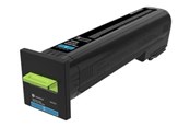 Mustepatruunat, värikasetit ja lisävarusteet - Lexmark Korkean suorituskyvyn syaani värikasetti - 82K2XCE