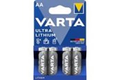 Akut ja Paristot - VARTA Varta Ultra. Lithium - AA - 4 kpl/pakkaus - 06106301404