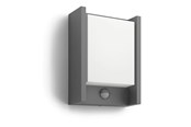 Valaisimet - Philips Arbour ulkoseinävalaisin anturilla, LED 6W, antrasiitti - 915005193901