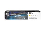 Mustepatruunat, värikasetit ja lisävarusteet - HP 981A / J3M70A - Keltainen Ink - J3M70A