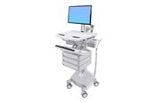 Näytön kiinnitys - Ergotron StyleView Cart with LCD Pivot LiFe Powered 3 Drawers - SV44-1332-2