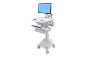 Näytön kiinnitys - Ergotron StyleView Cart with LCD Pivot SLA Powered 2 Drawers - SV44-13A1-2