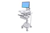 Näytön kiinnitys - Ergotron StyleView Cart with LCD Pivot LiFe Powered 2 Drawers - SV44-13A2-2