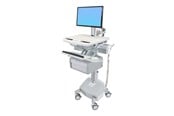 Näytön kiinnitys - Ergotron StyleView Cart with LCD Pivot LiFe Powered 1 Tall Drawer - SV44-13B2-2
