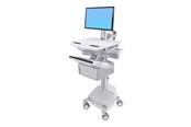 Näytön kiinnitys - Ergotron StyleView Cart with LCD Pivot SLA Powered 2 Tall Drawers - SV44-13C1-2