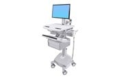 Näytön kiinnitys - Ergotron StyleView Cart with LCD Pivot LiFe Powered 2 Tall Drawers - SV44-13C2-2