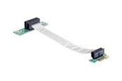 Telakointiasemat - DeLOCK Riser-kortti PCI Express x1 joustavalla kaapelilla - 41839