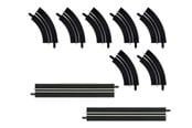 Autoradat - Carrera Digital 143Single-Lane Bends / Straight section Extension Set - 20061657