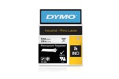 Paperit, valokuvapaperit ja tarrat - DYMO Dymo Rhino - Pysyvät polyesteriteipit, 9 mm x 5,5 m - musta valkoisella - 18482