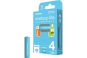 Akut ja Paristot - Panasonic eneloop lite BK-4LCCE/4BE battery - 4 x AAA - NiMH - BK-4LCCE/4BE