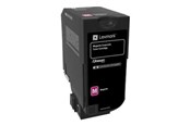 Mustepatruunat, värikasetit ja lisävarusteet - Lexmark magenta - Original - tonerpatron - 74C20ME