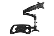 Näytön kiinnitys - StarTech.com Single-Monitor Arm - Kannettava tietokone Stand - One-Touch Height Säätö - ARMUNONB