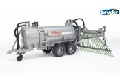 Leluautot - Bruder Fliegl barrel trailer with spread tubes - 2020