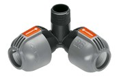 Puutarhan kastelu - Gardena Kulmaliitin 25 mm x 3/4", ulkokierre - 2783