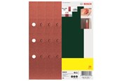 Hiomakoneet - Bosch 25-osainen hiomapaperisarja tasohiomakoneille, karkeus 120 K= 120 - 2607017106