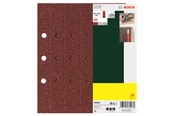 Hiomakoneet - Bosch 25-osainen hiomapaperisarja tasohiomakoneille, 8 reikää, karkeus 40 K= 40 - 2607017097