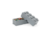 Lastenhuone - LEGO STORAGE BRICK 8 - MEDIUM STONE Harmaa - RC4004SG