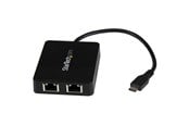 Verkkokortit (verkkosovittimet, tulostuspalvelimet jne.) - StarTech.com USB C - kaksinkertainen Gigabit Ethernet -sovitin USB (tyyppi-A) portilla - US1GC301AU2R