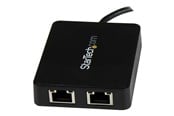 Verkkokortit (verkkosovittimet, tulostuspalvelimet jne.) - StarTech.com USB C - kaksinkertainen Gigabit Ethernet -sovitin USB (tyyppi-A) portilla - US1GC301AU2R