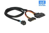 SAS / SCSI kaapelit - DeLOCK Kabel Delock SFF-8643 -> U.2 SFF-8639 + SATA 15Pin - 84821