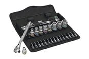 Työkalut - Wera 8100 sa 8 zyklop metal ratchet set with switch lever 1/4 drive metric 28 pieces - 05004018001