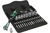 Työkalut - Wera 8100 sa 6 zyklop speed ratchet set 1/4 drive metric 28 pieces - 05004016001