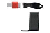 Järjestelmän lisävarusteet - Kensington USB-portin lukko kaapelisuojalla - suorakulmainen - K67914WW