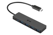 USB hub - I-Tec USB-C Slim Passiivinen Hubi USB hub - 4 porttia - USB 3.0 - Musta - C31HUB404