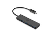 USB hub - I-Tec USB-C Slim Passiivinen Hubi USB hub - 4 porttia - USB 3.0 - Musta - C31HUB404