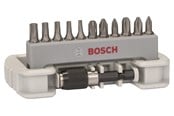 Poranterät & Ruuvauskärjet - Bosch 11-os. ruuvauskärkisarja, sis. kärjenpitimen PH1; PH2; PH3; PZ1; PZ2; PZ3; T10; T15; T20; T25; T30; 25 mm - 2608522129