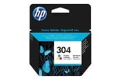 Mustepatruunat, värikasetit ja lisävarusteet - HP 304 / N9K05AE Kolmivärinen - N9K05AE