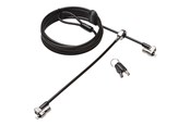Järjestelmän lisävarusteet - Kensington MicroSaver 2.0 Keyed Twin Kannettava tietokone Lock - K65048WW