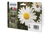 Mustepatruunat, värikasetit ja lisävarusteet - Epson 18 monipakkaukset - C13T18064022