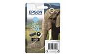 Mustepatruunat, värikasetit ja lisävarusteet - Epson 24XL / Vaaleansininen muste - C13T24354012