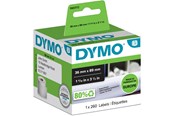 Paperit, valokuvapaperit ja tarrat - DYMO LabelWriter Osoitetarra 36 mm x 89 mm. Rullassa 260 kpl helppokäyttöistä tarraa - 1983172