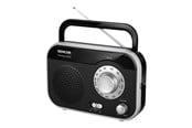 DAB, Verkko- & Kelloradiot - Sencor SRD 210BS - AM/FM - hopea - SRD 210BS