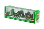Leluautot - SIKU 1:87 Lavettirekka John Deere Traktoreilla - 1837