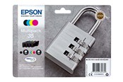 Mustepatruunat, värikasetit ja lisävarusteet - Epson 35 Multipack (Black Keltainen Cyan Magenta) Ink - C13T35864010