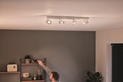 Valaisimet - Philips CLOCKWORK bar/tube white 4x4.5W SELV - 915005306101