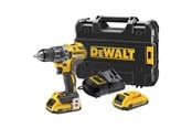 Ruuvi- ja Porakoneet - Dewalt 18V XR pora/ruuvimeisseli, 2x18 V/2,0 Ah - DCD791D2-QW