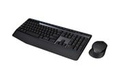 Näppäimistöt - Logitech MK345 Langaton yhdistelmä - Yhdysvallat - Näppäimistö ja Hiirisetti - Universal - Musta *DEMO* - 920-006489