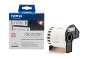 Paperit, valokuvapaperit ja tarrat - Brother DK22251 jatkuva paperirulla 62mm x 15.24m - DK22251