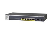 Kytkimet - Netgear GS510TPP 8-Port Gigabit High Teho PoE+ Smart Switch with 2 SFP Ports (190W) - GS510TPP-100EUS