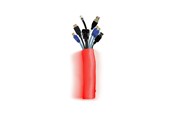 Kaapelihyllyt, Kaapelisukat & Kaapelisiteet - Multibrackets m Universal Cable Sock Self Wrapping 40mm Punainen 25m - 7350073734573