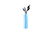 Kaapelihyllyt, Kaapelisukat & Kaapelisiteet - Multibrackets m Universal Cable Sock Self Wrapping 25mm Sininen 25m - 7350073734528