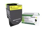 Mustepatruunat, värikasetit ja lisävarusteet - Lexmark 71B20Y0 / Keltainen Return Program Toner - 71B20Y0