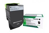 Mustepatruunat, värikasetit ja lisävarusteet - Lexmark 71B20K0 / Musta Return Program Toner - 71B20K0