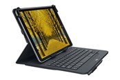 Näppäimistöt - Logitech Universal Folio Näppäimistö - Näppäimistö & Foliosetti - Musta - 920-008340