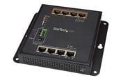 Kytkimet - StarTech.com 8-portin (4 PoE+) Gigabit Ethernet-kytkin - hallittu - seinäkiinnitys etupaneelilla - IES81GPOEW