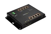 Kytkimet - StarTech.com 8-portin PoE+ Gigabit Ethernet-kytkin ja 2 SFP-yhteyttä - hallittu - seinäkiinnitys etupaneelilla. - IES101GP2SFW